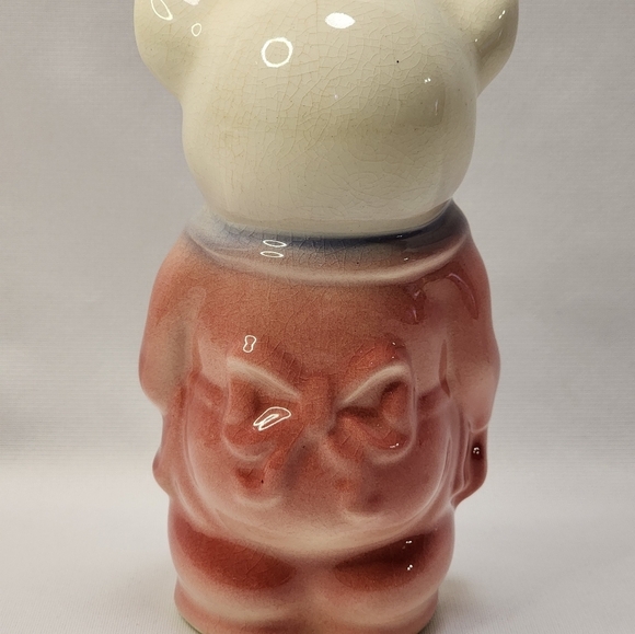 1942 Antique Standing Piggy Bank - Picture 2 of 12